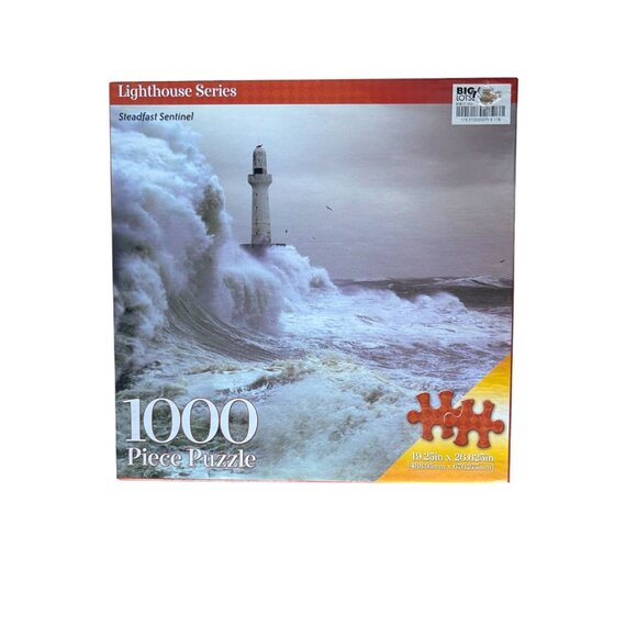 Lighthouse Series 1000-Piece Jigsaw Puzzles Set Of 3 Breaking Waves Steadfast Se - Picture 3 of 6